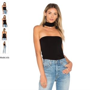 Bailey 44 Black Choker Tube Top